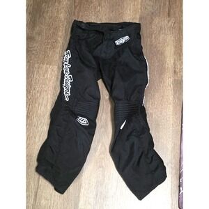 Troy Lee Designs GP Pro Mono Black Motocross BMX Pants Youth 22